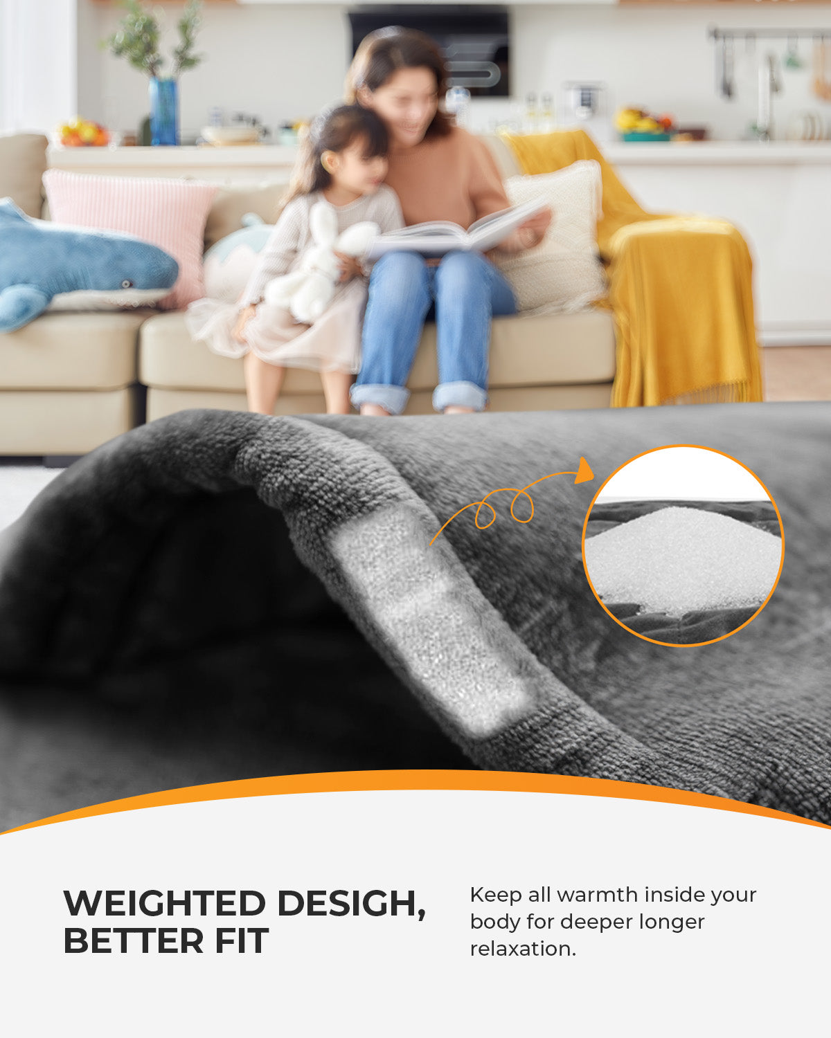 Extra Large Heating Pad for Back Pain & Cramps - FSA Approved