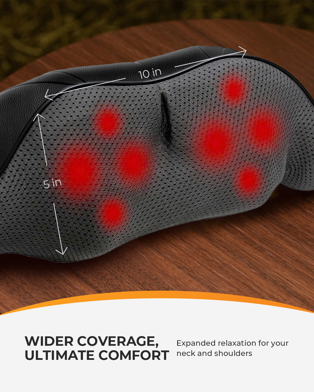 Shiatsu Neck Massager with Heat - Full Body Pain Relief