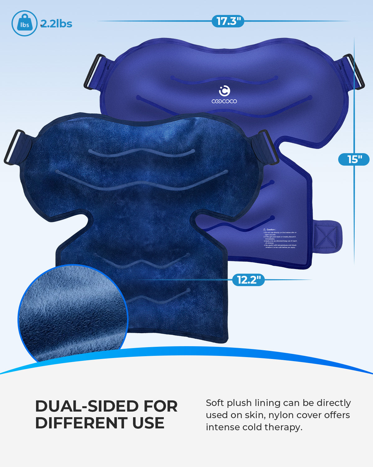 Best Shoulder Ice Pack for Rotator Cuff - Reusable Gel Wrap for Shoulder Pain Relief