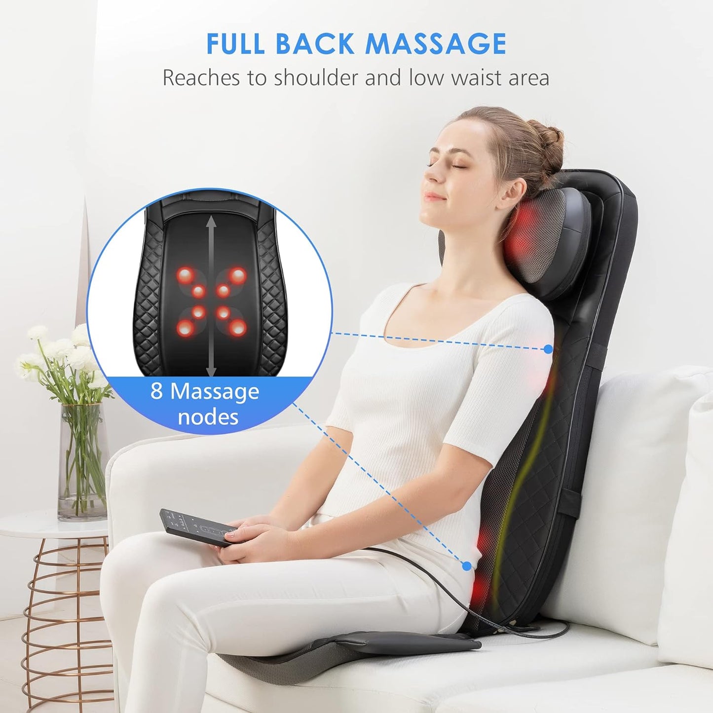 CooCoCo Back Massager with Heat - CO-2118