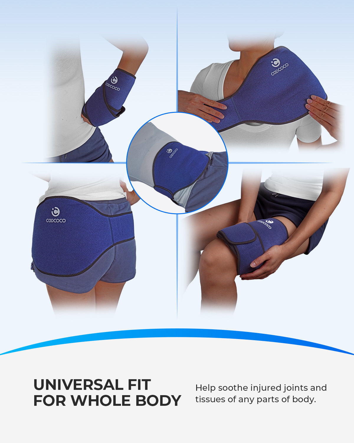 CooCoCo Ice Pack for Back Pain Relief - CO-CP01