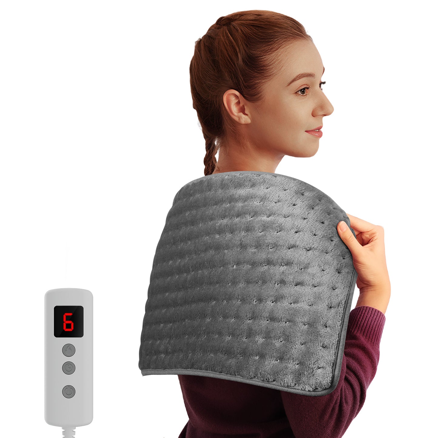 FSA Approved Electric Heating Pad for Back Pain, Neck & Shoulder, Menstrual Cramps - 12x24
