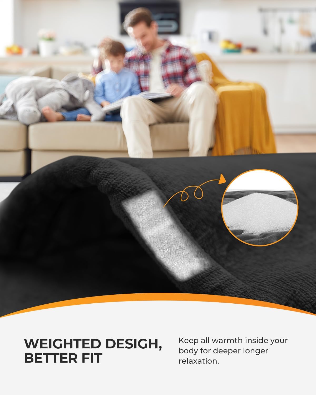 Large Electric Heating Pad for Neck, Shoulders & Back Pain Relief - Adjustable Heat Therapy