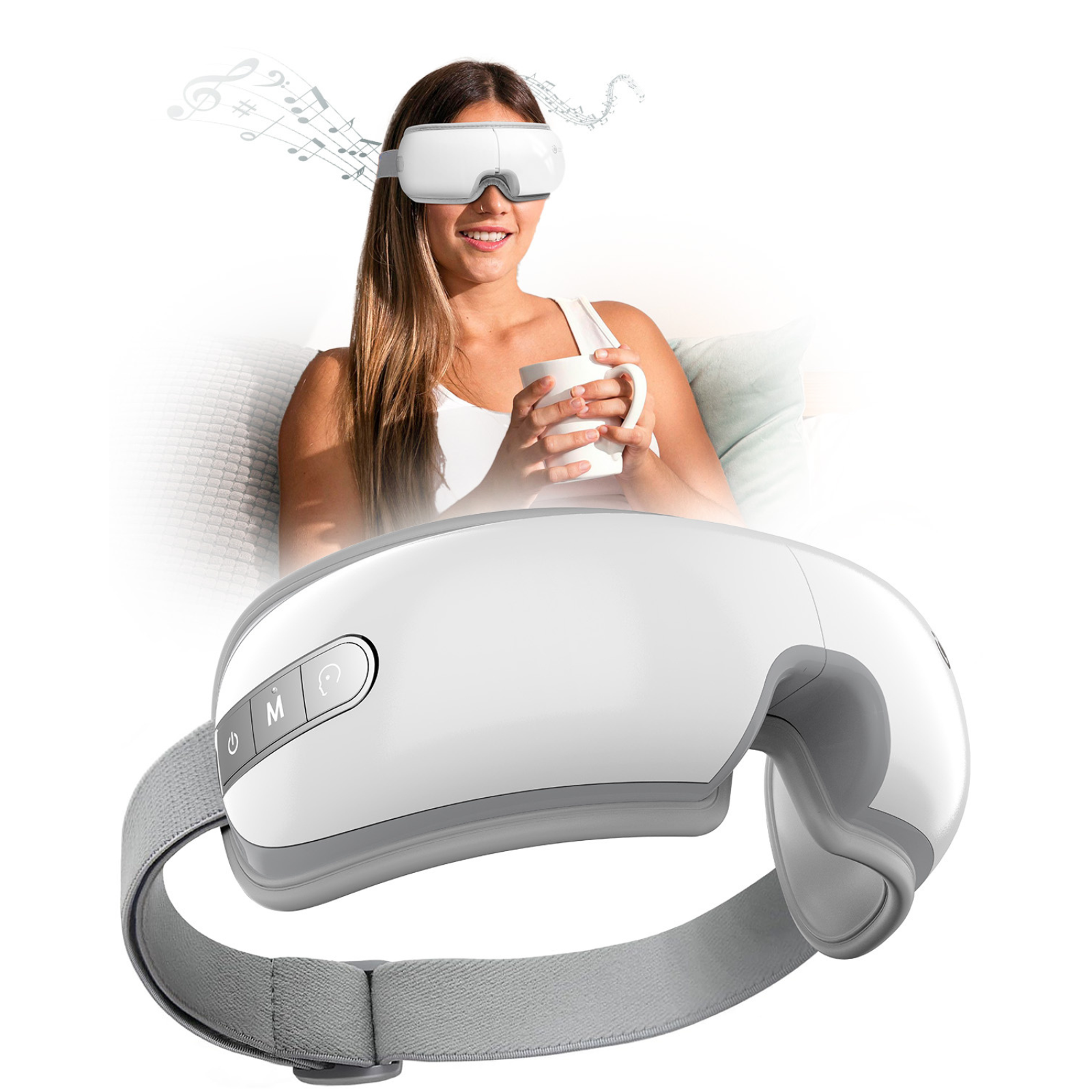 Heated Eye Massager Mask for Migraines & Dry Eyes Heated Eye Massager Mask for Migraines & Dry Eyes