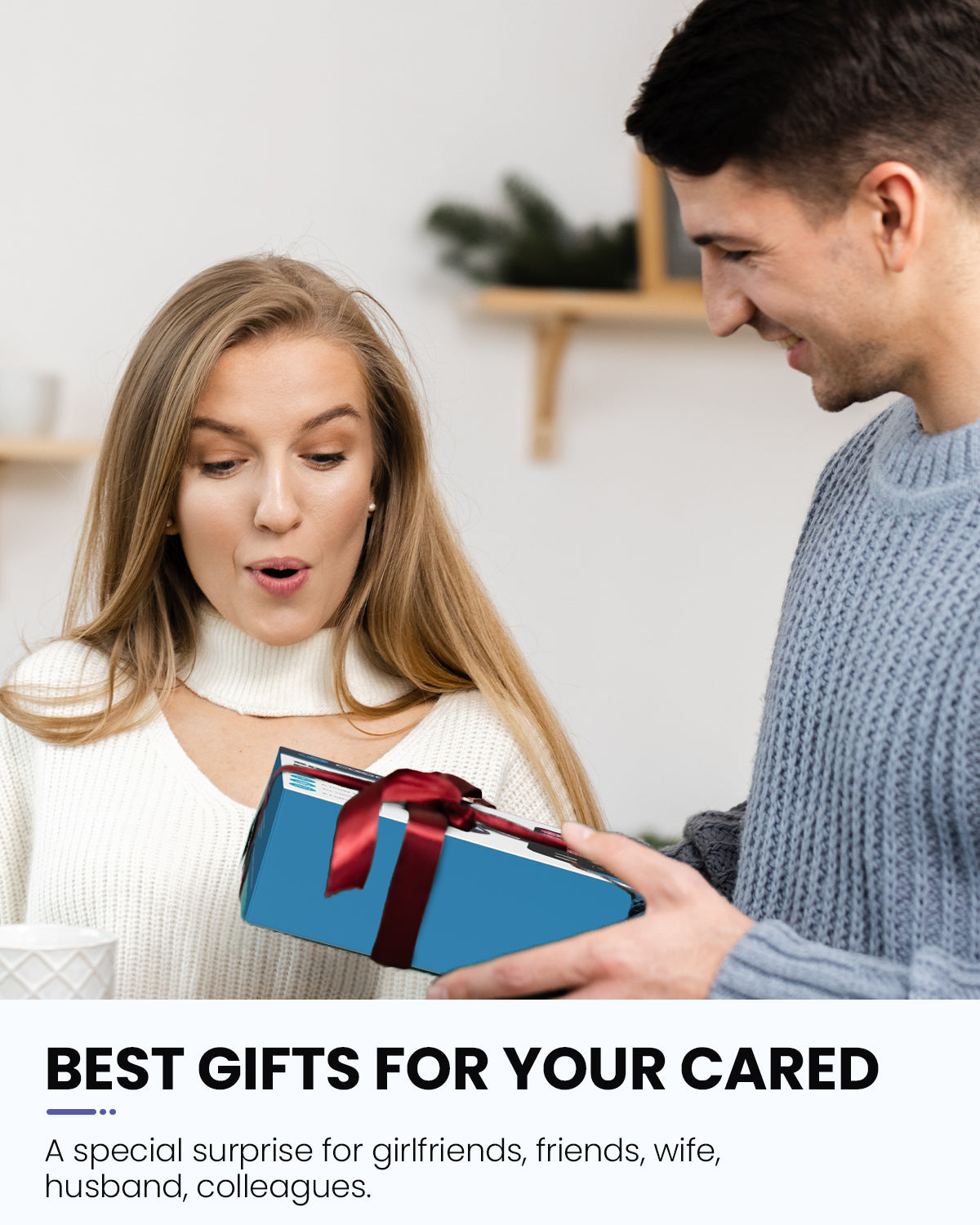 Red Light Therapy for Face and Body, CooCoCo Light Panel with Yellow Blue Red Lamp - CO-LT101