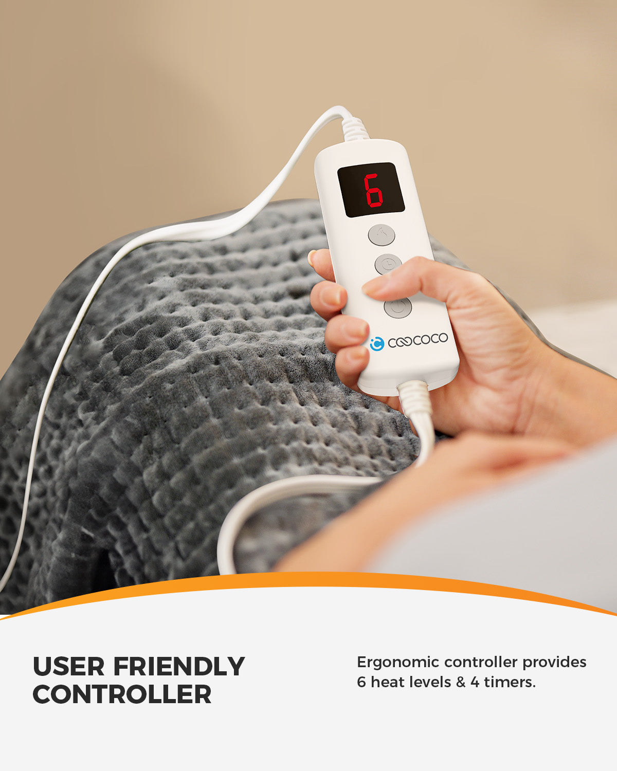 FSA Approved Electric Heating Pad for Back Pain, Neck & Shoulder, Menstrual Cramps - 12x24