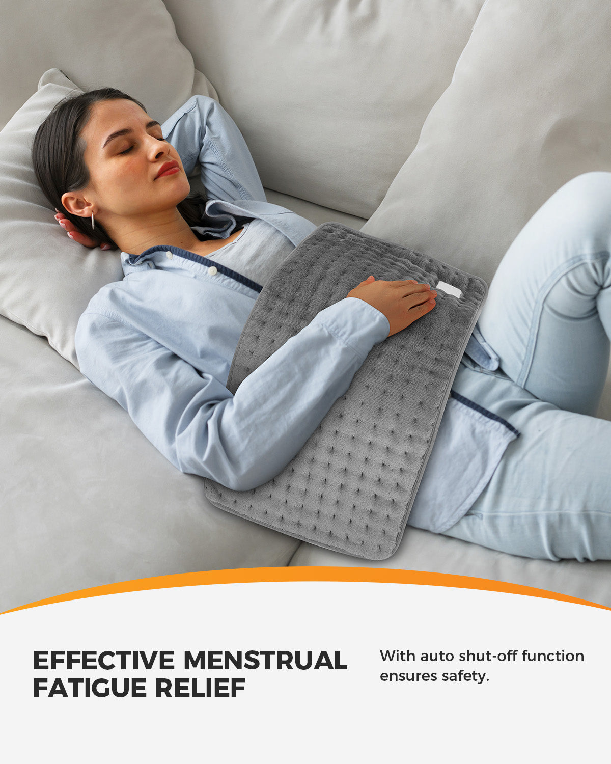 FSA Approved Electric Heating Pad for Back Pain, Neck & Shoulder, Menstrual Cramps - 12x24