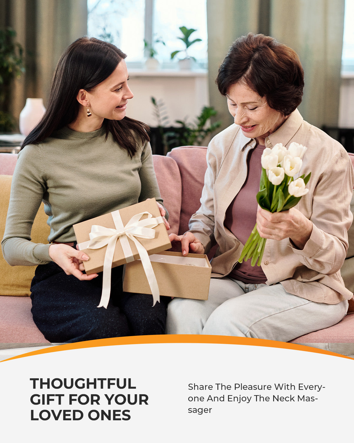 Heated Shiatsu Massager for Neck and Shoulders - Wireless Massager