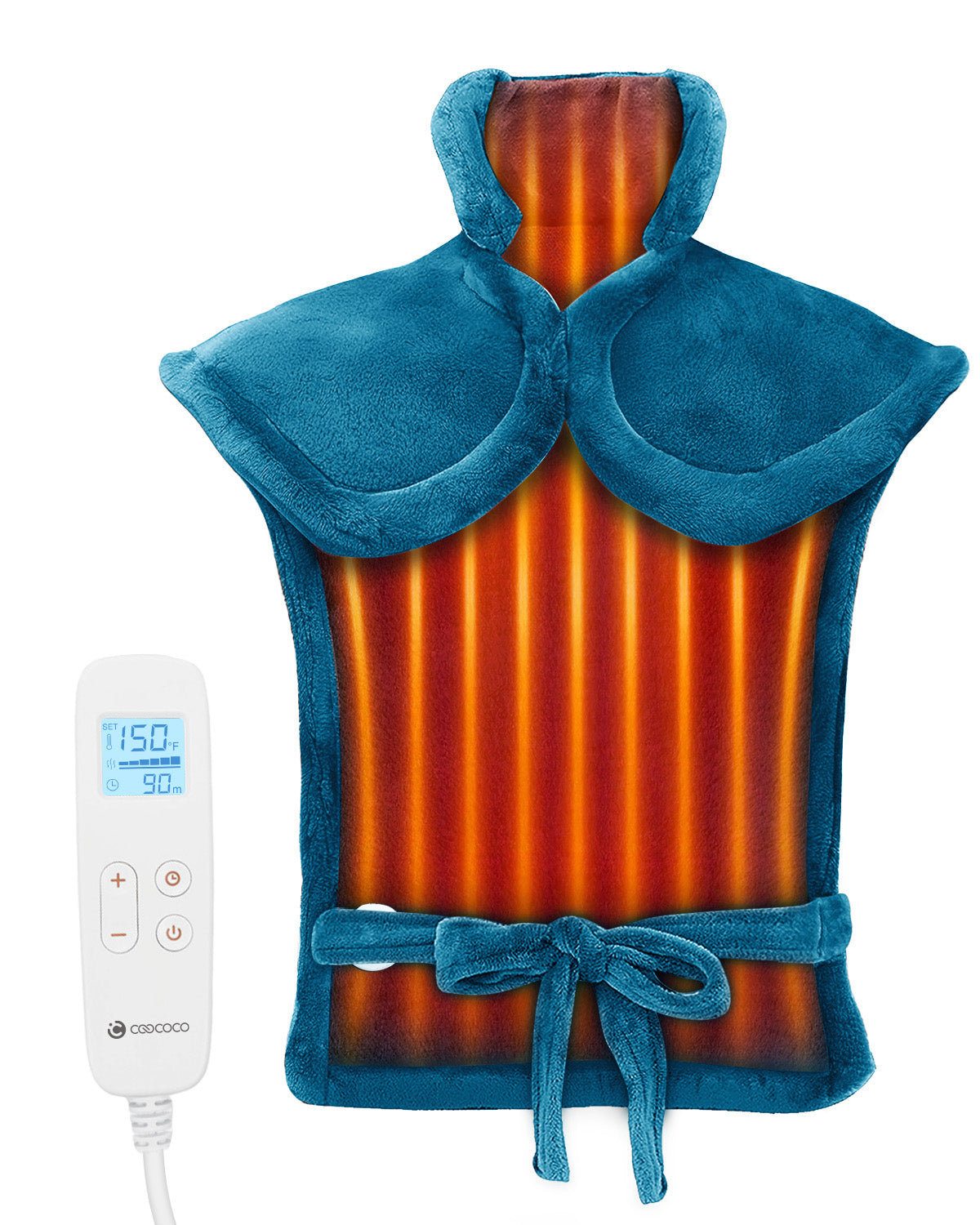 Extra Large Heating Pad for Back Pain & Cramps - FSA Approved