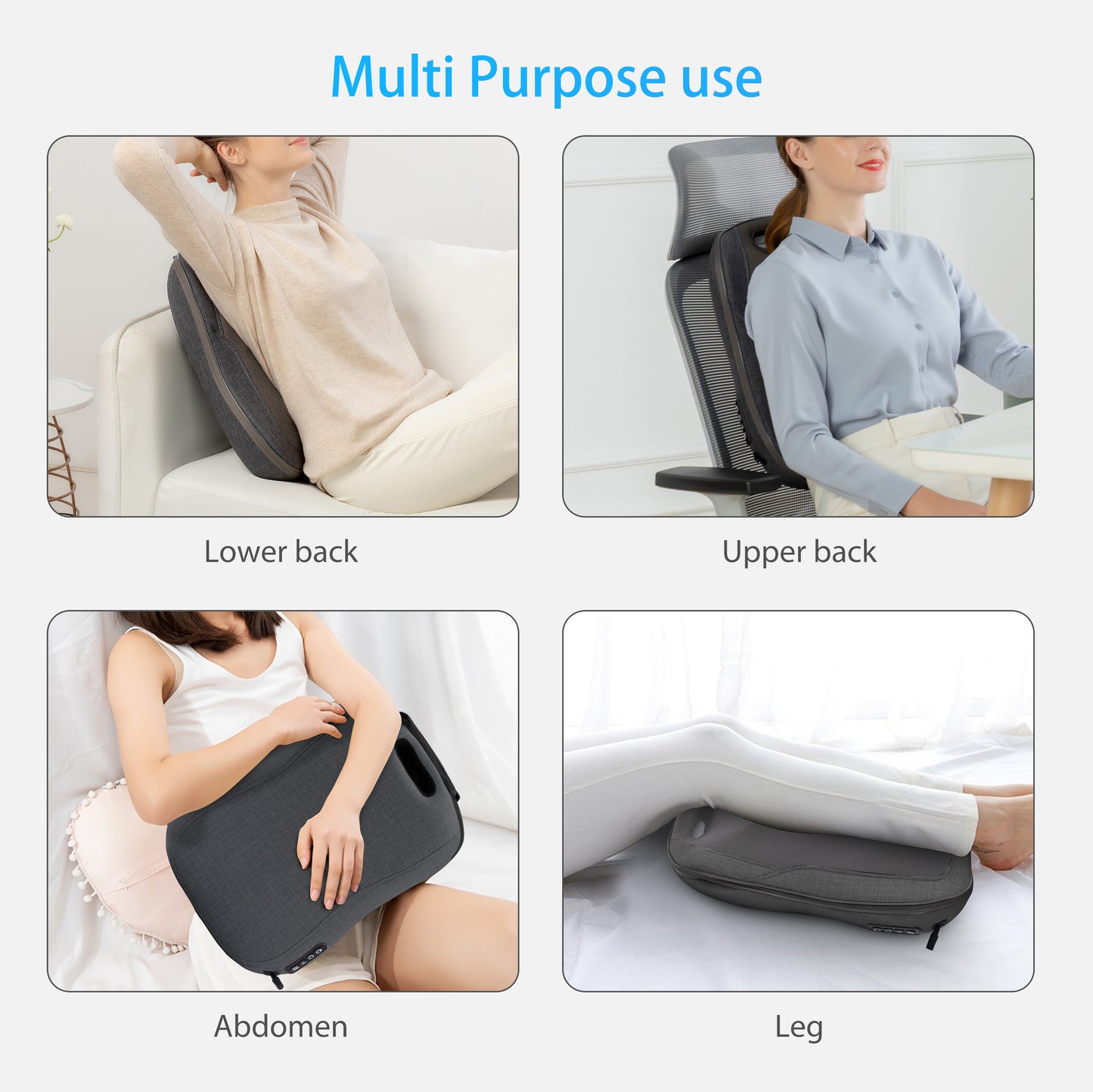 CooCoCo Shiatsu Portable Massage Chair Pad - CF-1902