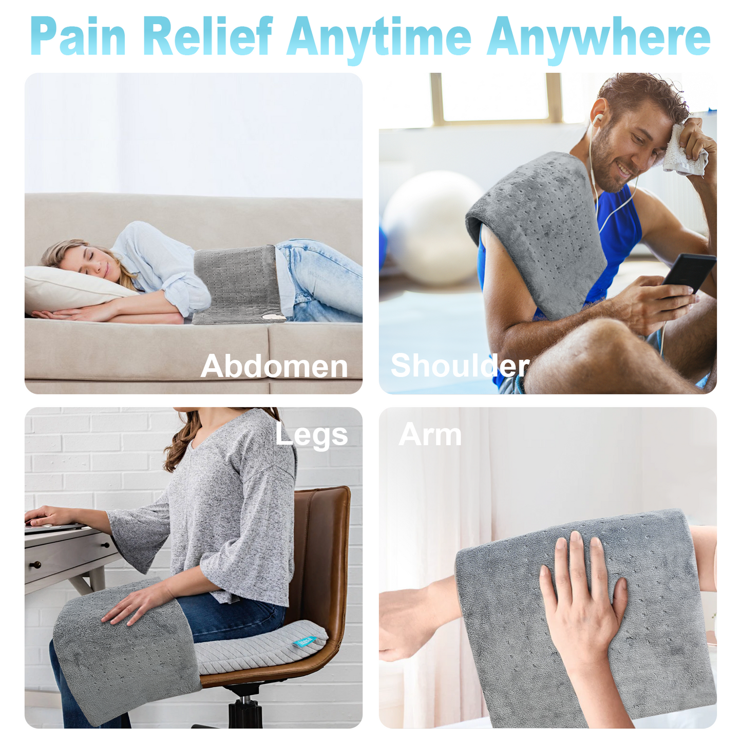 Coococo Heating Pad for Back Pain Relief - NA-H1921B