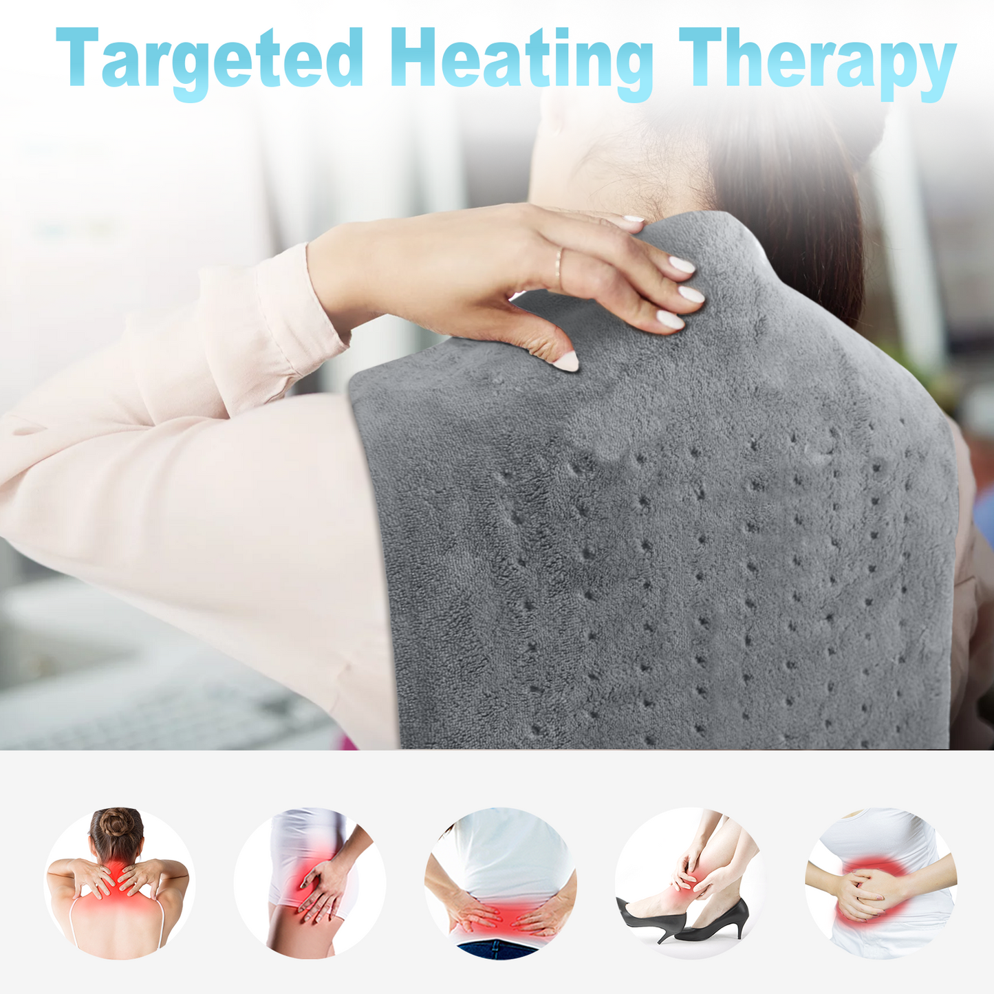 Coococo Heating Pad for Back Pain Relief - NA-H1921B