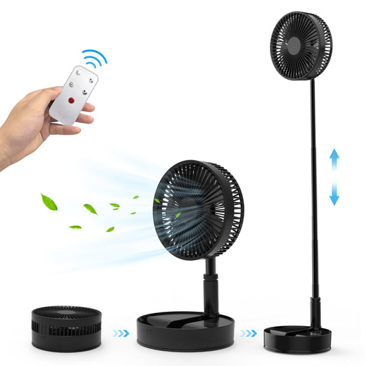 CooCoCo Cordless Foldable Portable Fan - CO-P11B