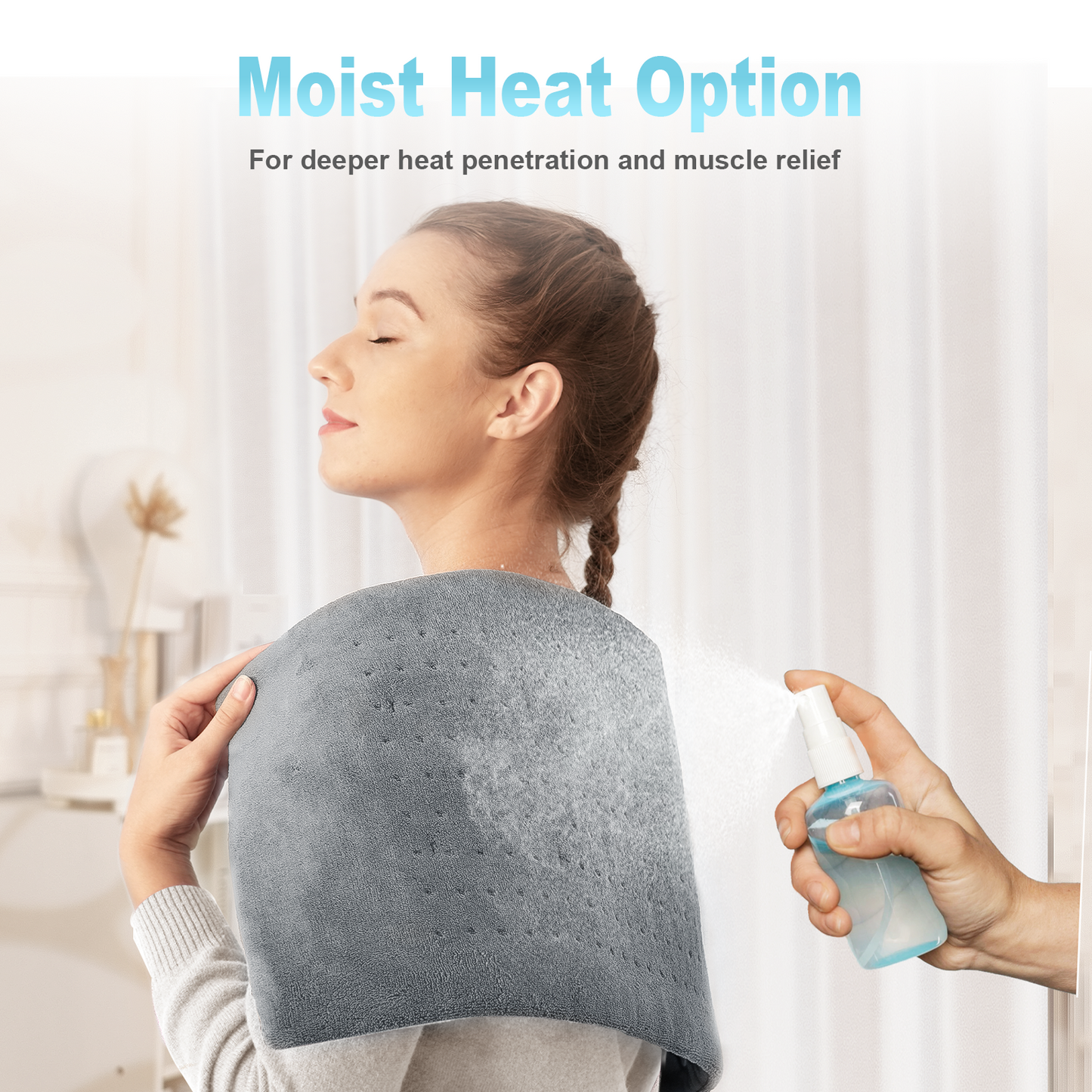 Coococo Heating Pad for Back Pain Relief - NA-H1921B