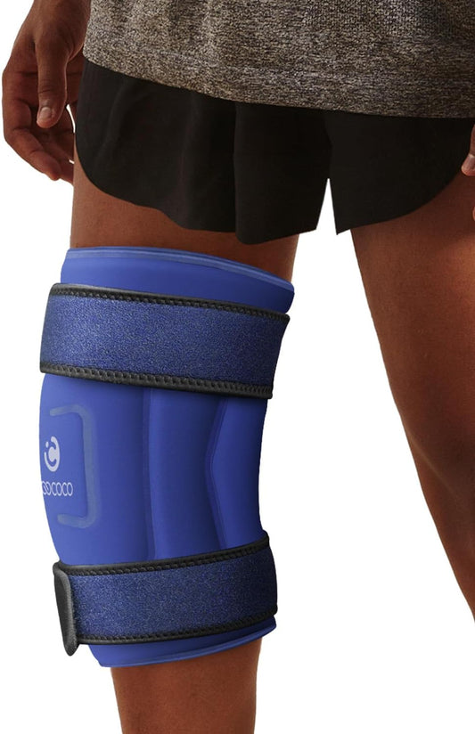 Coococo 21x18 XXXL Ice Packs for Injuries Reusable,Ice Wrap for Pain Relief, Swelling, Knee Surgery, Sports Injuries