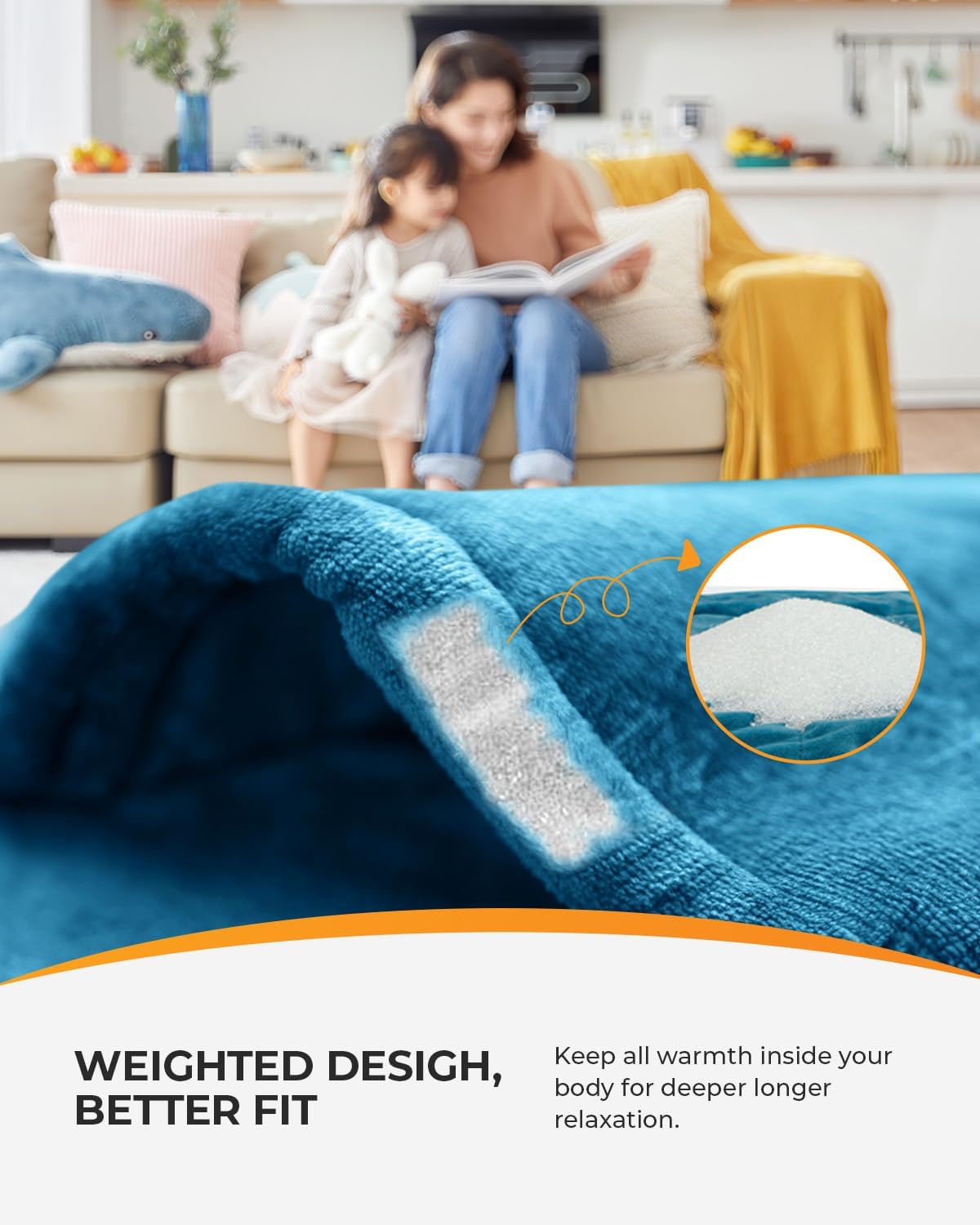 WM-H1222D CooCoCo 37"x24" Heating Pad for Neck and Shoulders and Back, Heat Pad for Back Pain Relief, Full Back Heated Pad, 6 Heat Settings 3 Timers Auto-Off