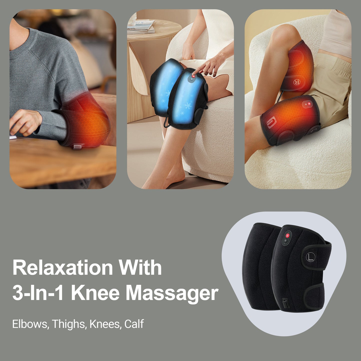 CooCoCo Knee Massager for Pain Relief - CO-5327N