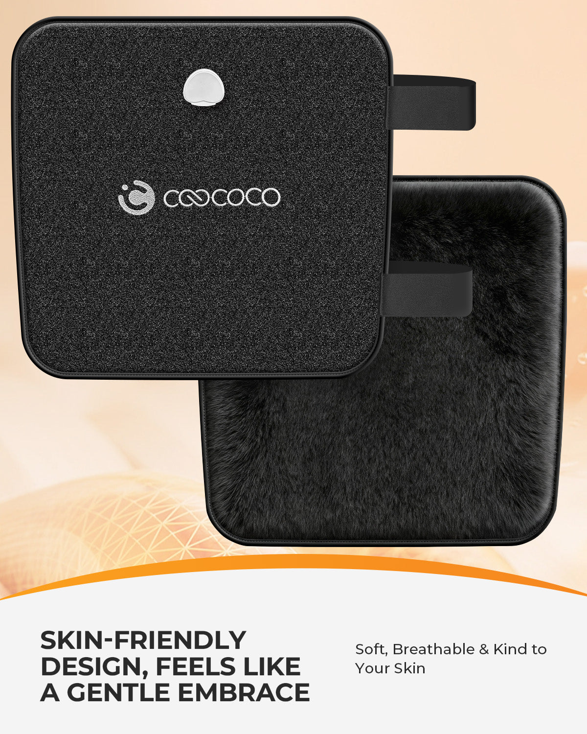 CooCoCo Hip Heating Pad for Sciatica & Hip Pain Relief – FSA/HSA Eligible Electric Heated Hip Brace with 6 Heat Levels & 4 Timers