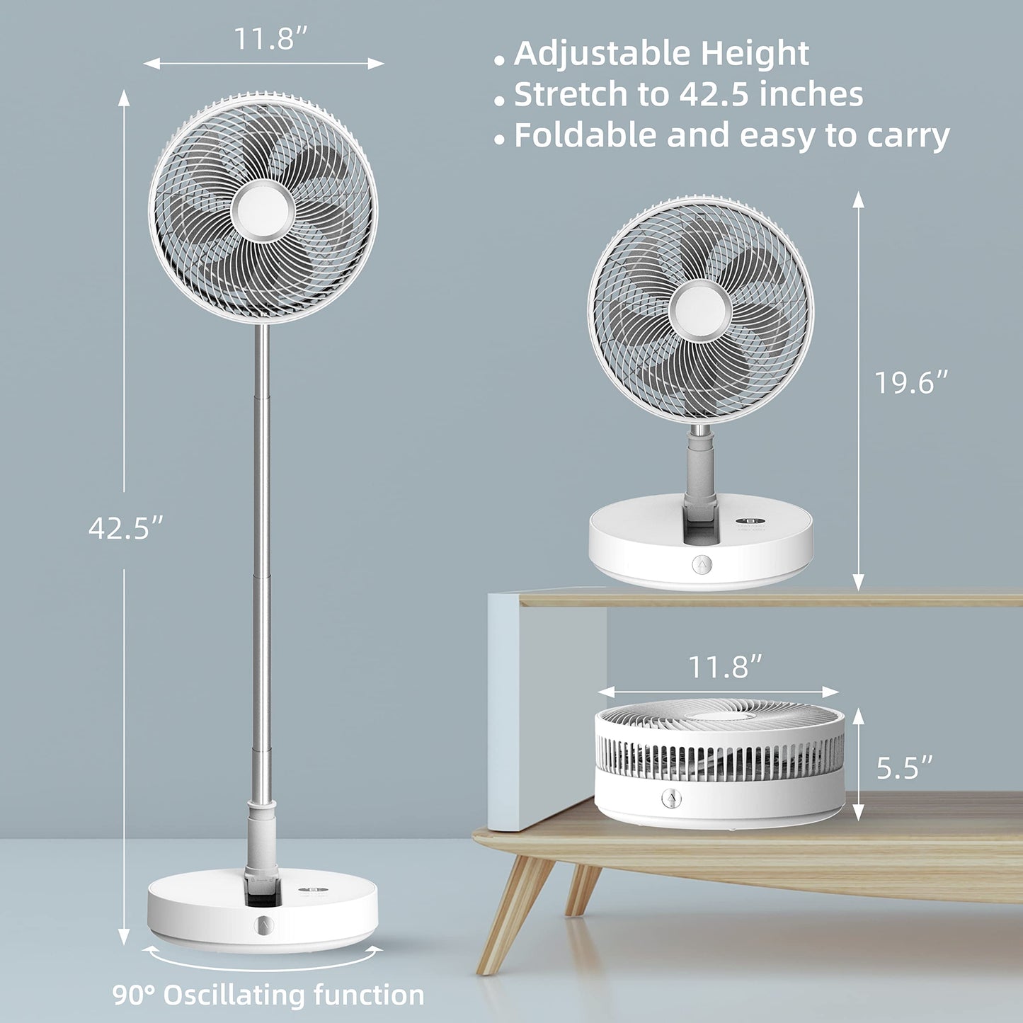 CooCoCo Cooling Fan with Remote Control - CO-P30WW