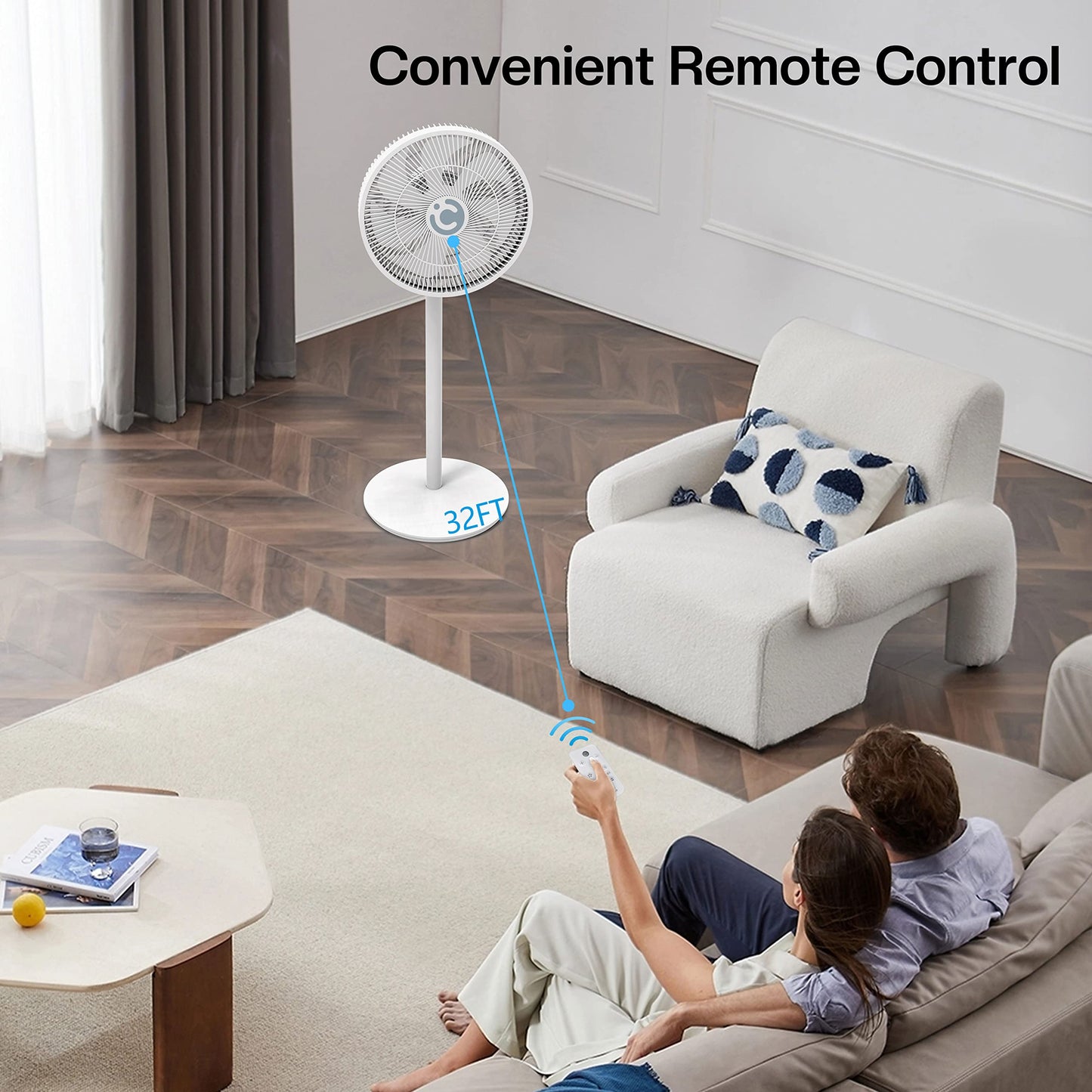 CooCoCo Cordless Standing Fan - CO-207