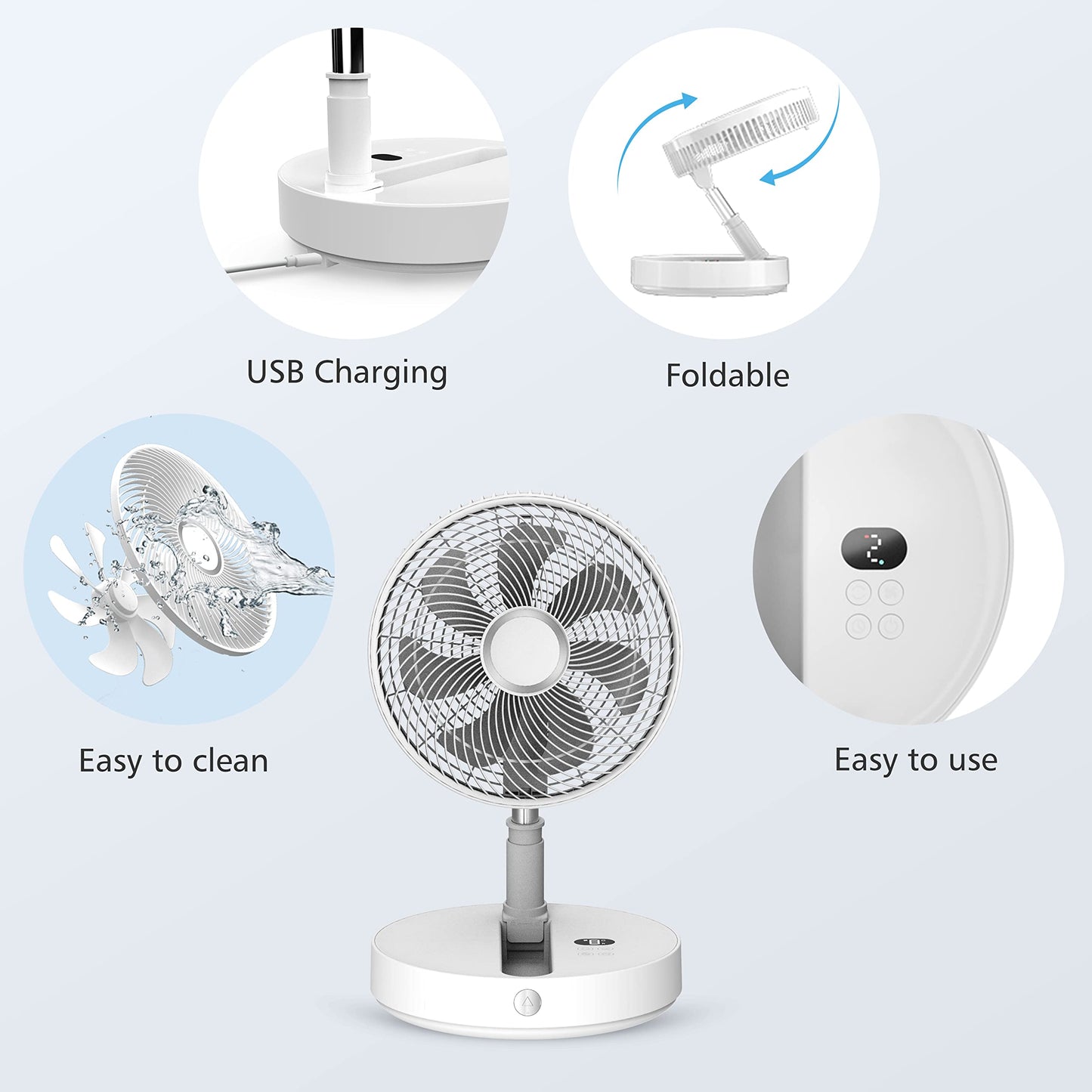 CooCoCo Cooling Fan with Remote Control - CO-P30WW